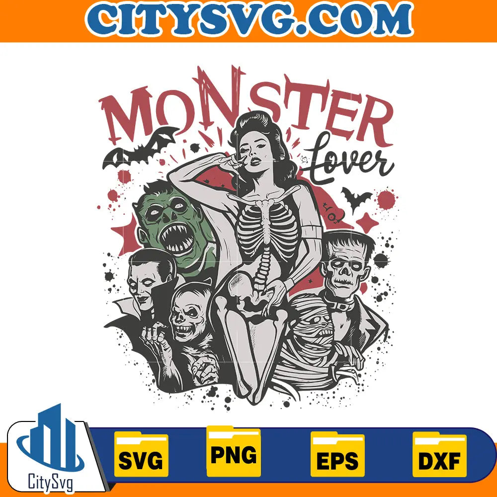 Halloween Monster Svg CitySvg