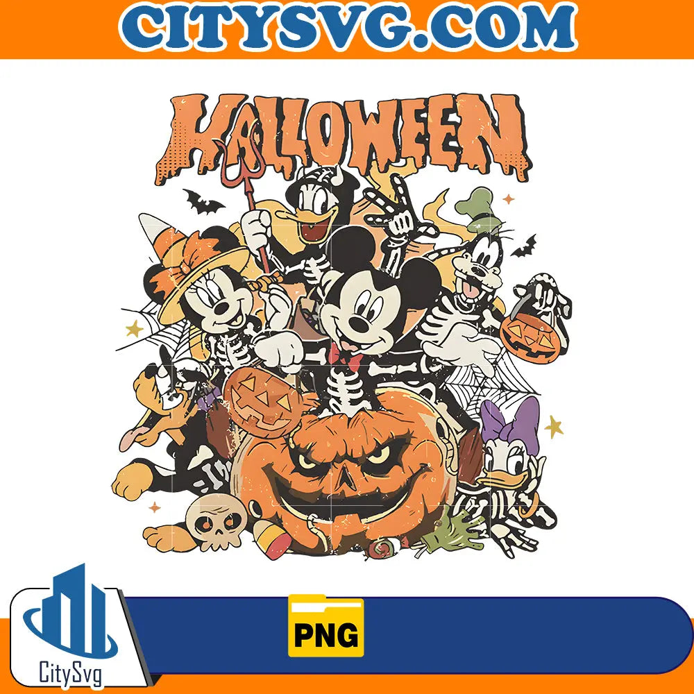 Halloween Mouse And Friends Png CitySvg