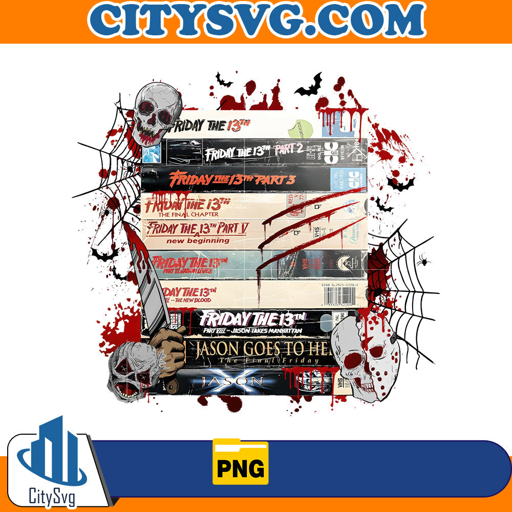 Halloween Movies VHS Png CitySvg