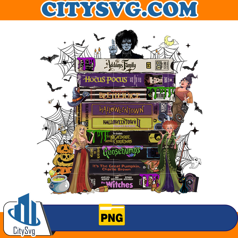 Halloween Movies VHS Png CitySvg