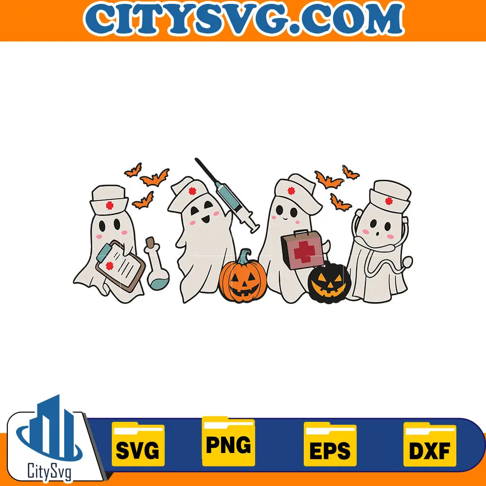Halloween Nurse Svg CitySvg