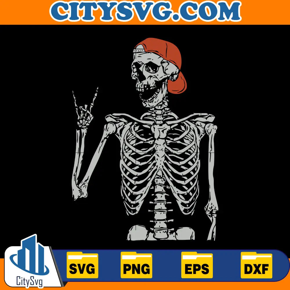 Halloween Skeleton Svg CitySvg