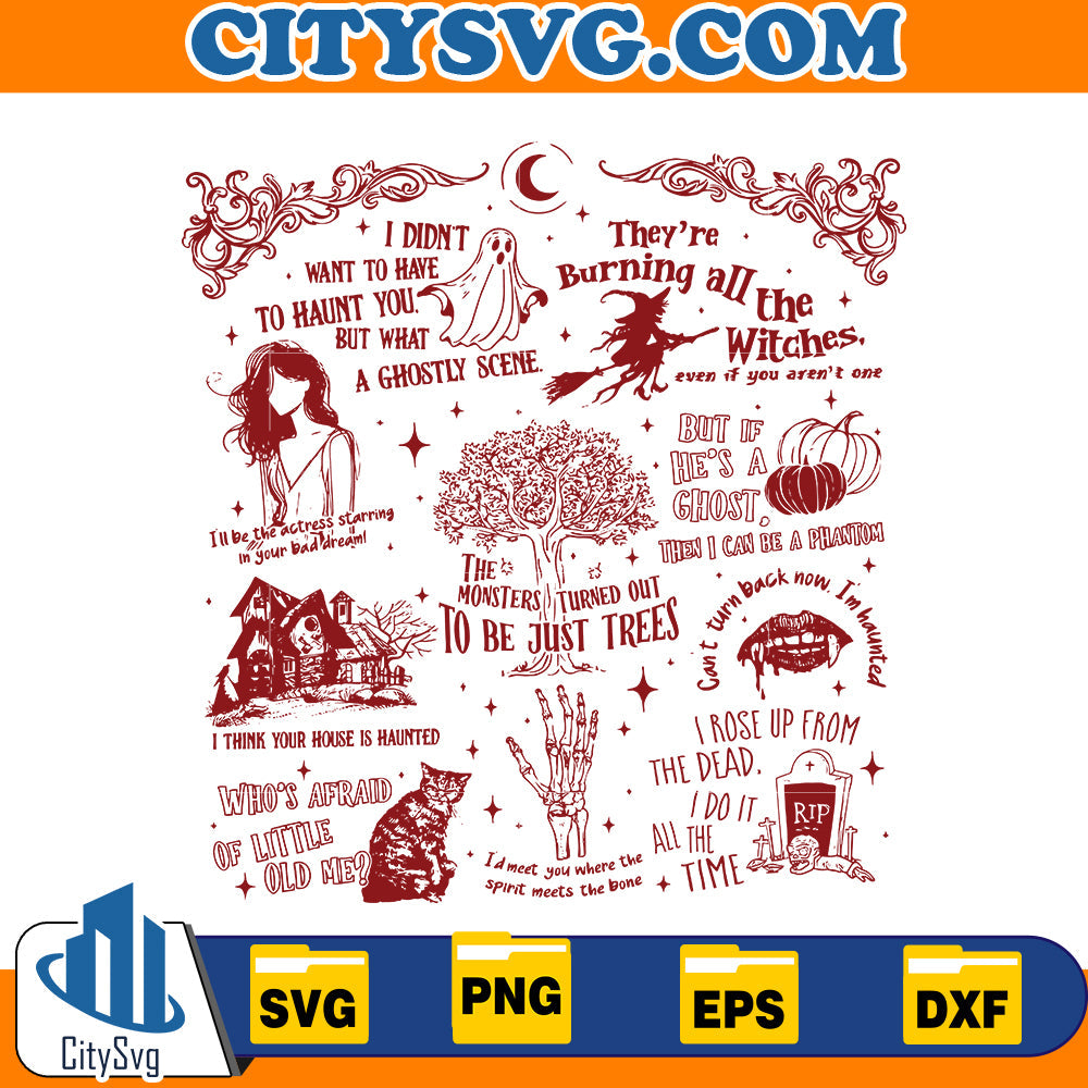 Halloween Songs Svg CitySvg