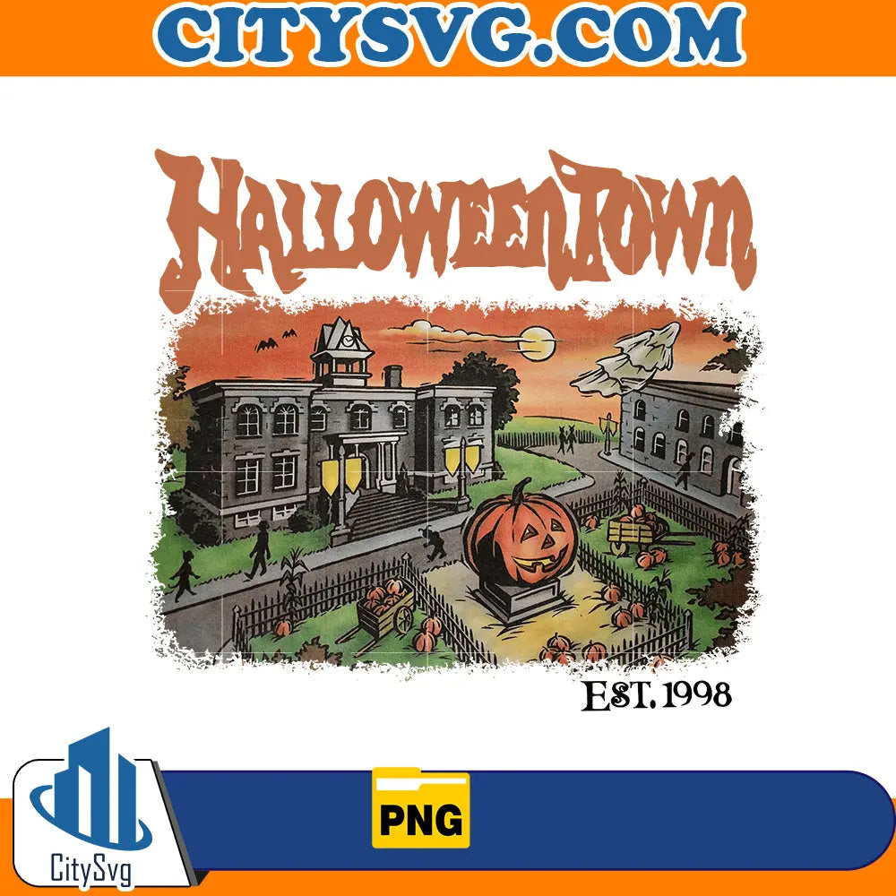 HalloweenTown Est 1998 Png CitySvg