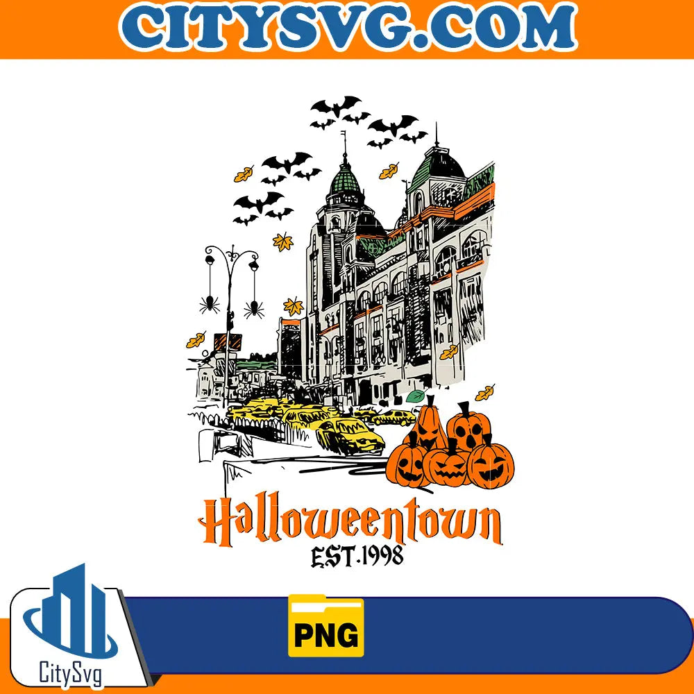 HalloweenTown Est 1998 Png CitySvg