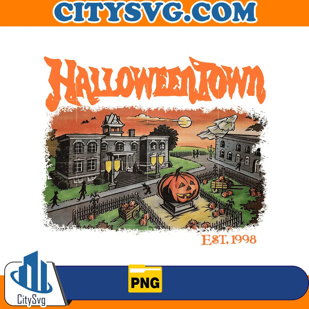 HalloweenTown Est 1998 Png CitySvg