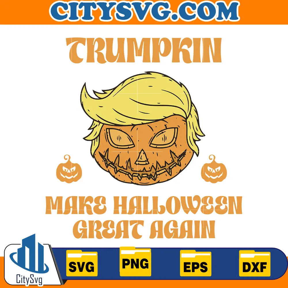 Halloween Trump Make Halloween Great Again Svg CitySvg