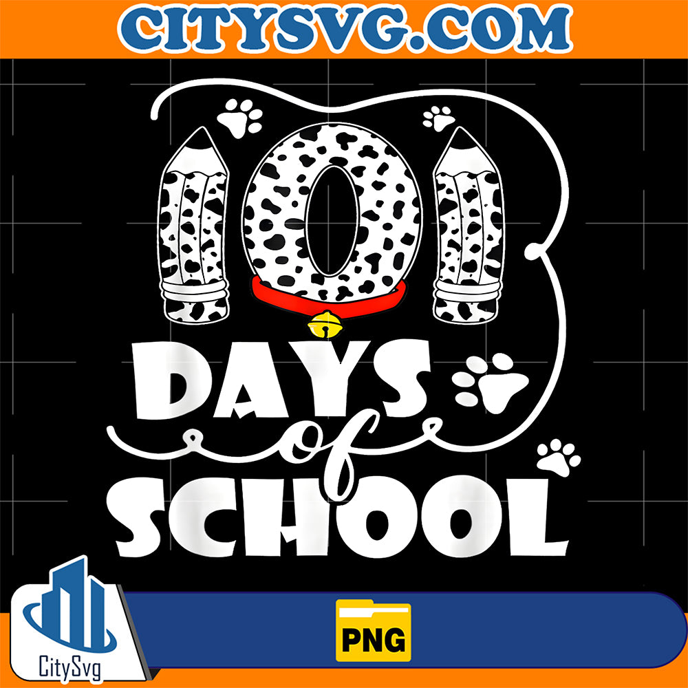 Happy-101-Days-School-Cute-Dog-100-Days-Smarter-Student-Png