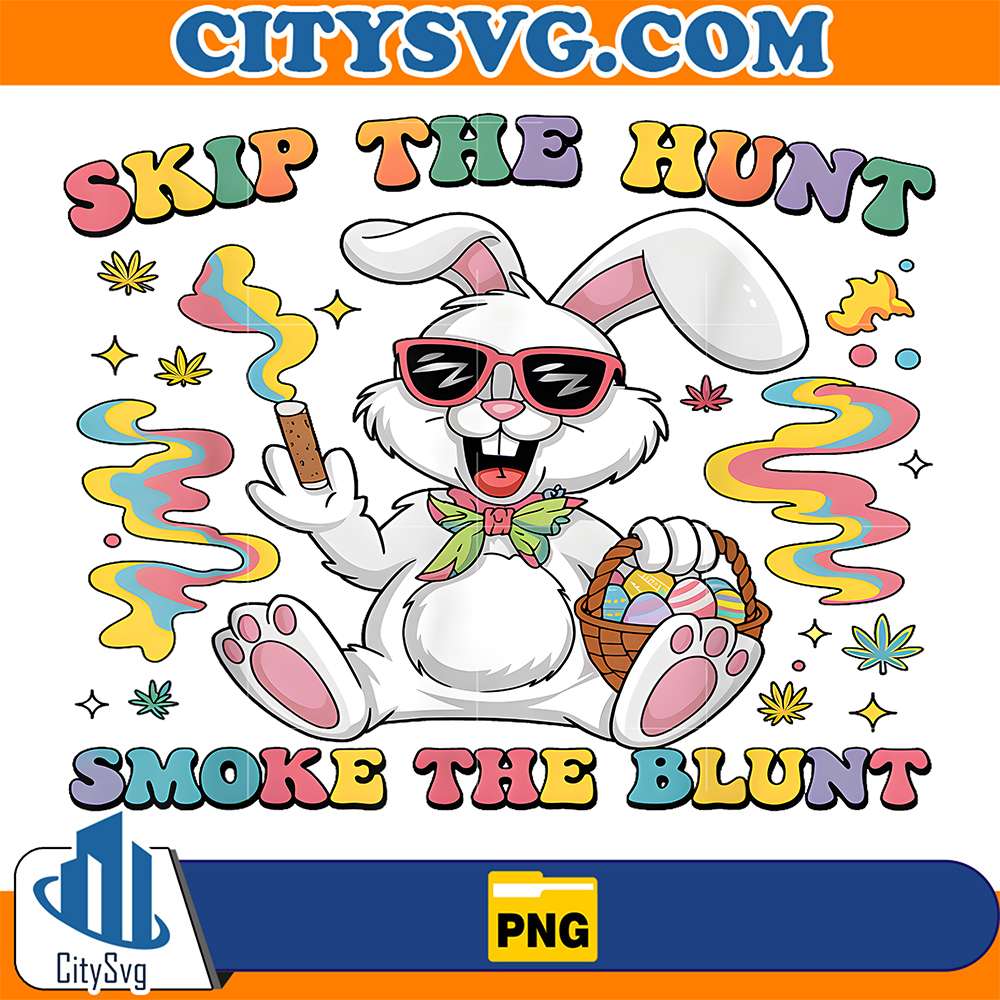 Happy-420-Easter-Skip-The-Hunt-Smoke-The-Blunt-Bunny-Smoking-Png-1