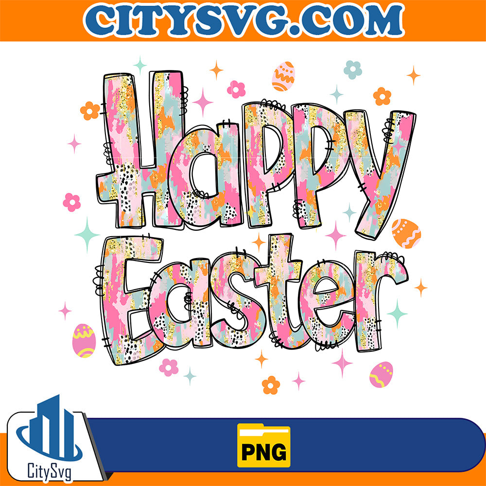 Happy-Easter-Png-Colorful-Happy-Easter-Lettering-Png