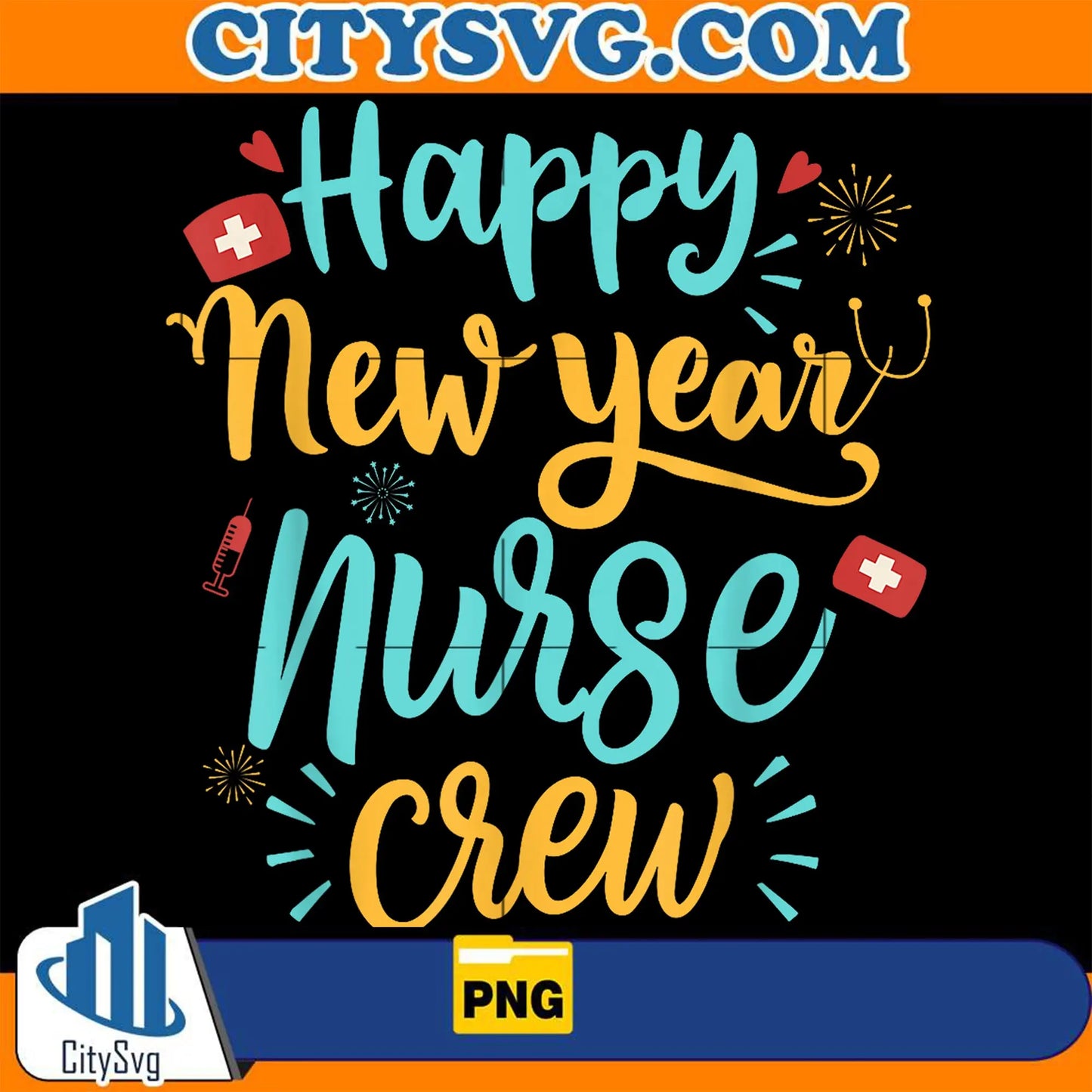HappyNewYearNurseCrewPng