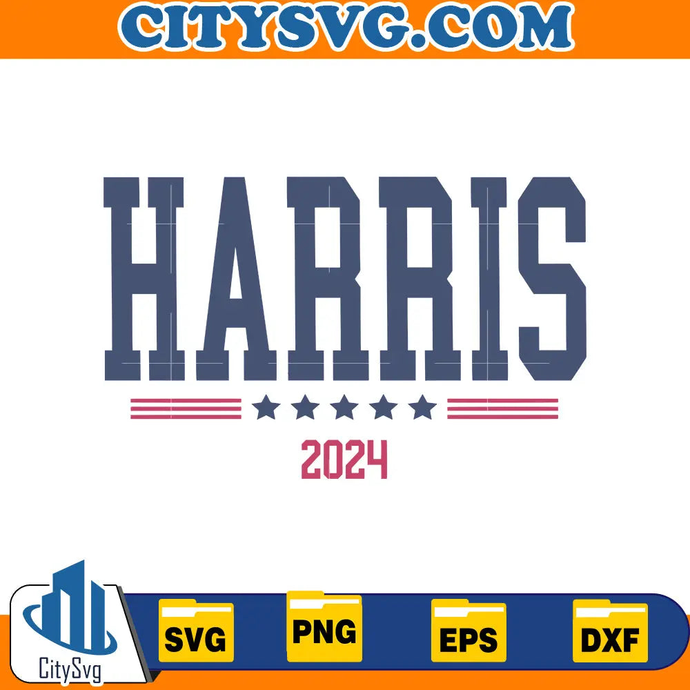 Harris 2024 Svg CitySvg