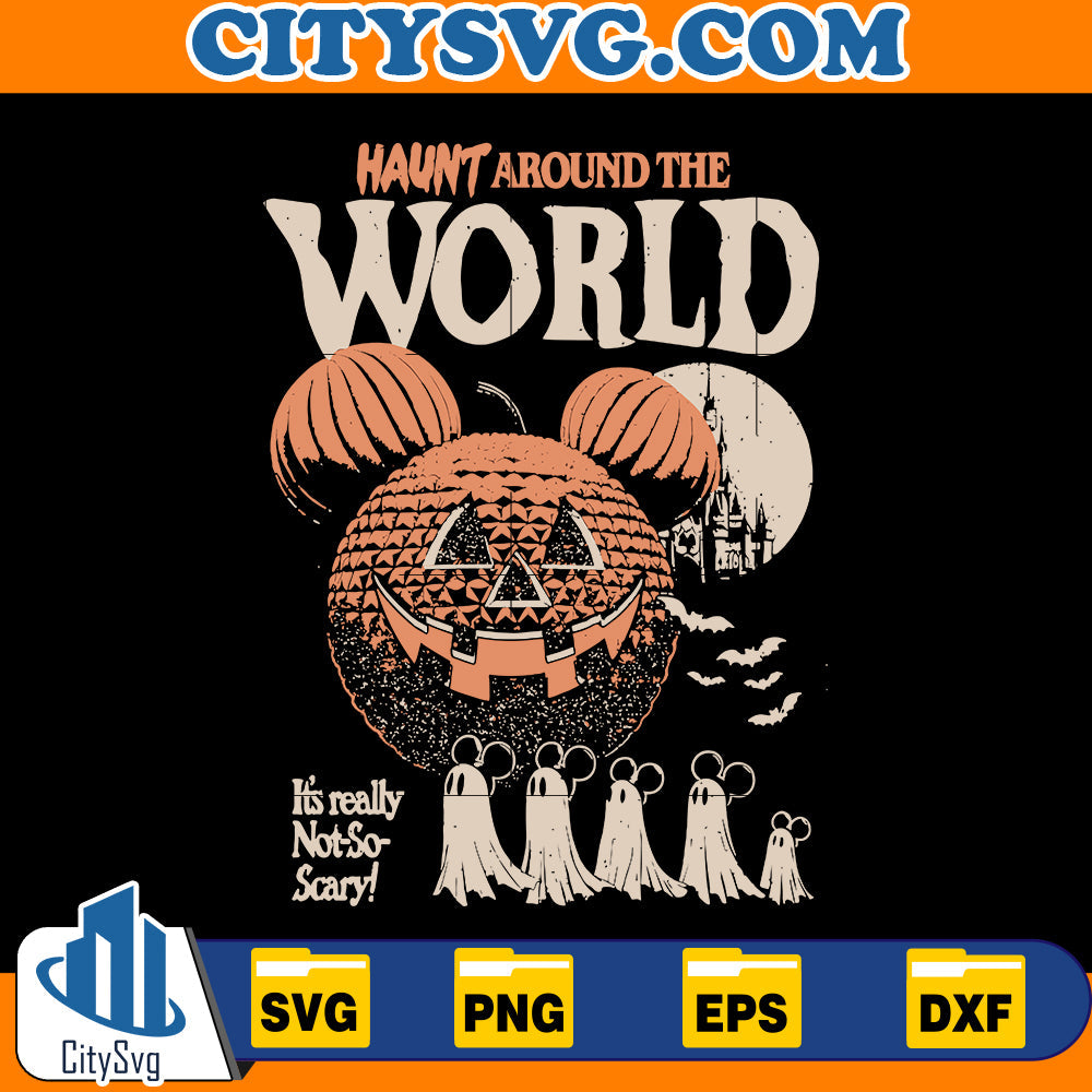 Haunt Around the world Svg CitySvg