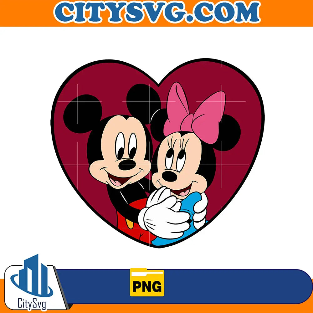 HeartMickeyAndMinnieValentinePng_1