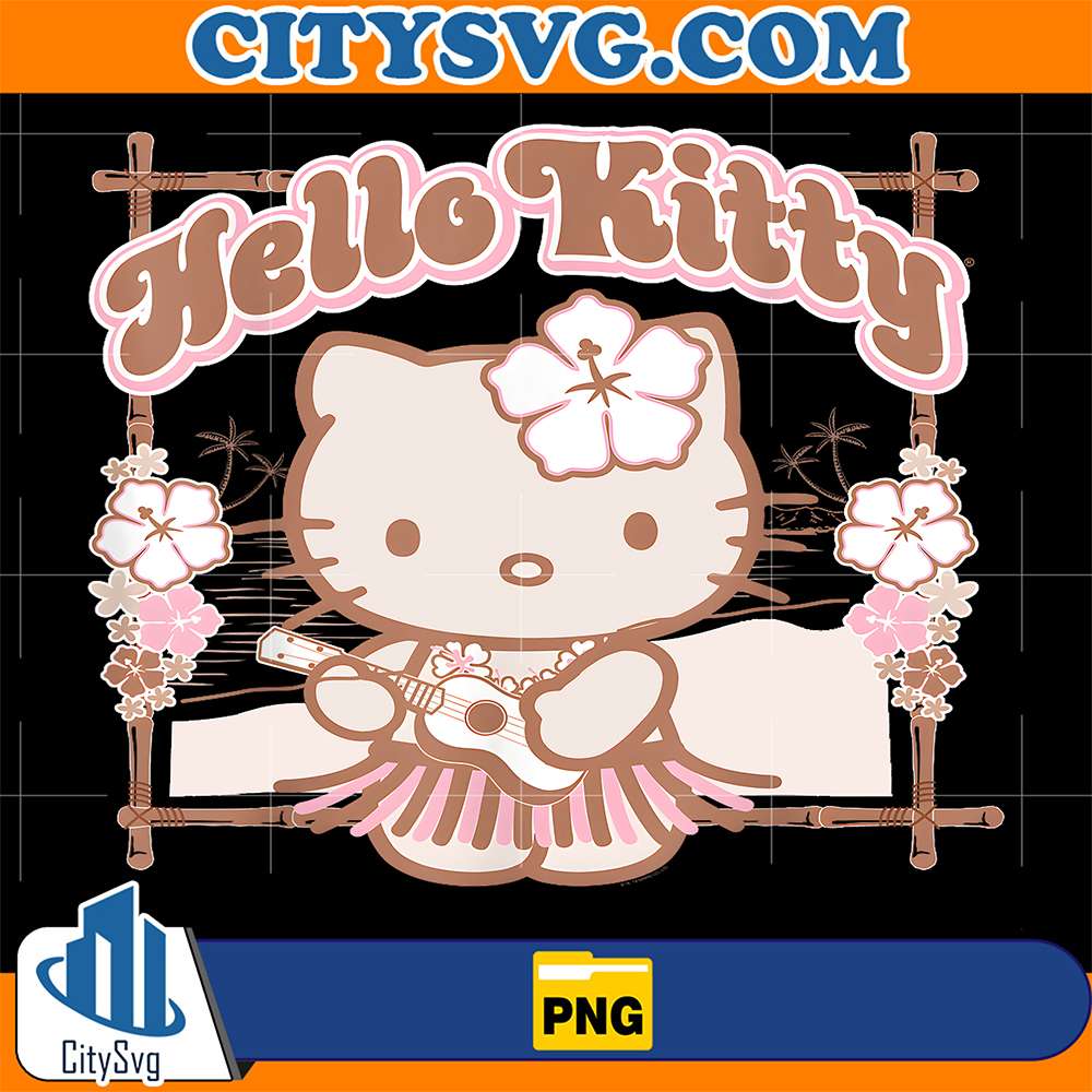 Hello-Kitty-Hula-Summer-Png