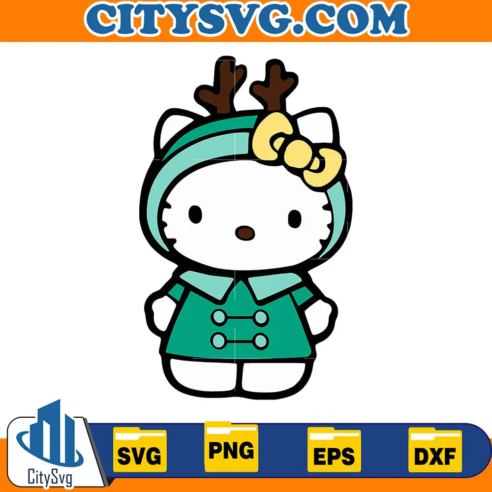 HelloKittyChristmasSvg_3