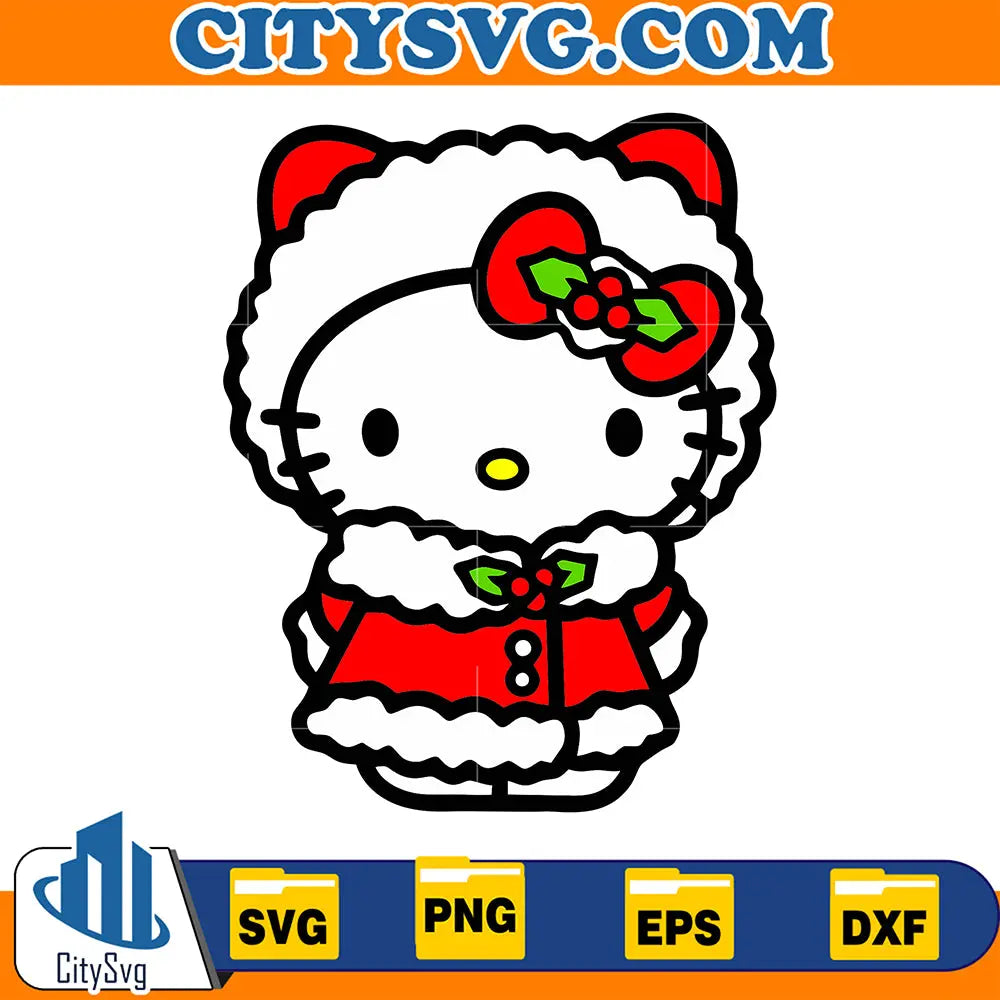 HelloKittyChristmasSvg_30
