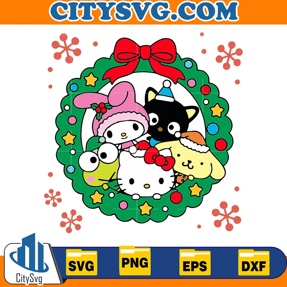 HelloKittyChristmasSvg_36