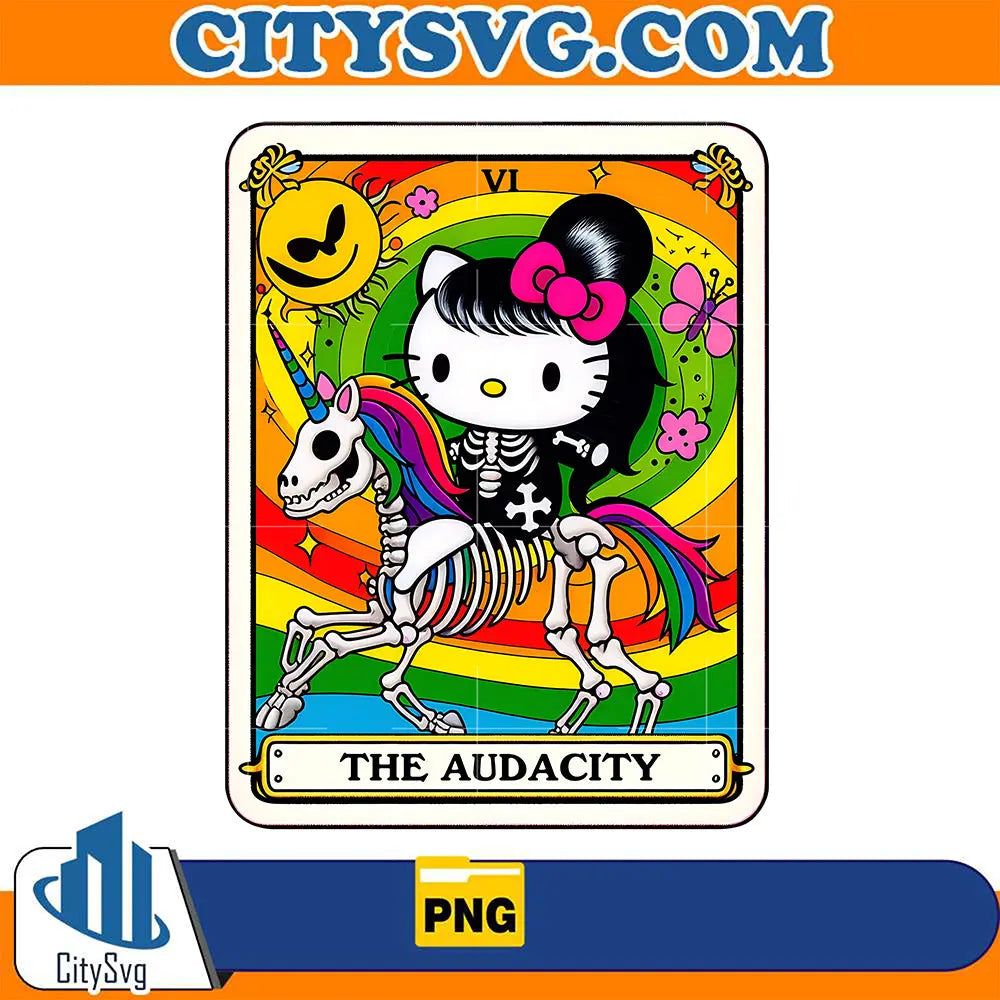 HelloKittyTheAudacityMomTarotCardPng