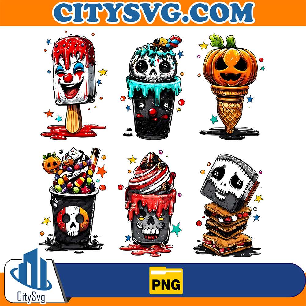 Horror-Movie-Summer-Halloween-Ice-Cream-Png