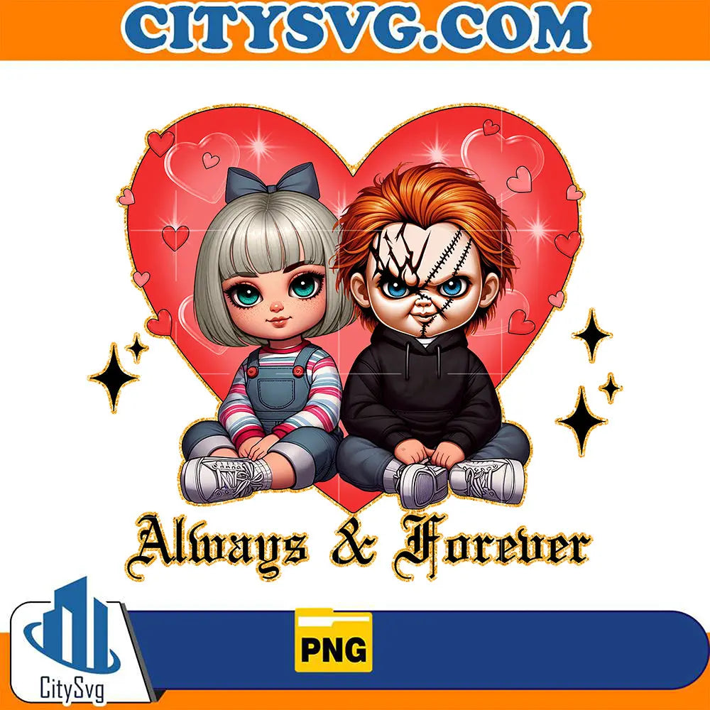 HorrorCoupleAlwaysandForeverChicanoPng