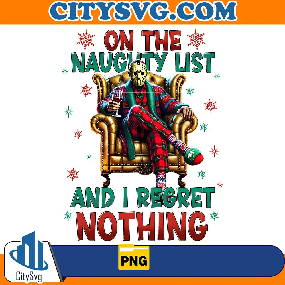 HorrorOnTheNaughtyListAndIRegretNothingChristmasPng