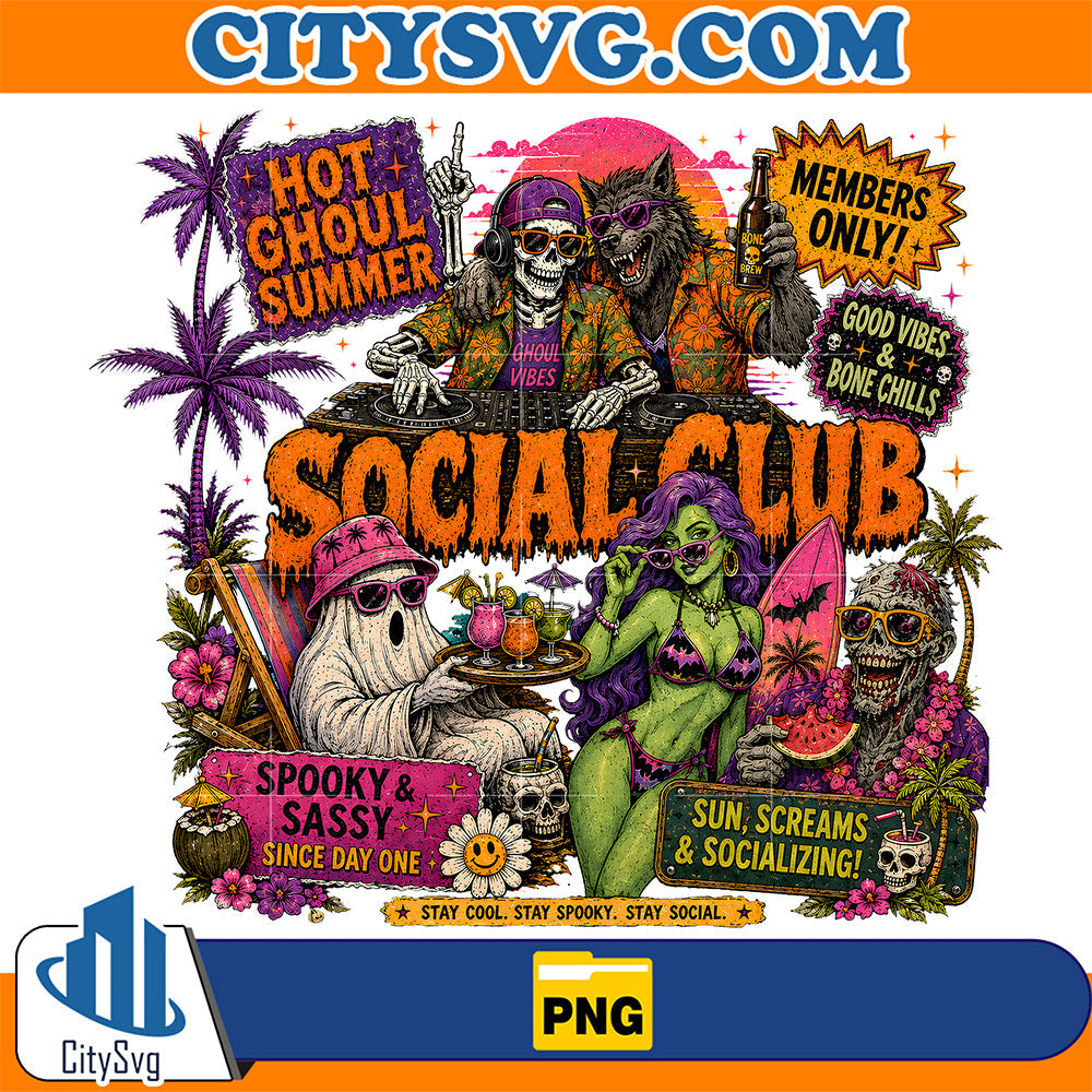 Hot-Ghoul-Summer-Social-Club-Png