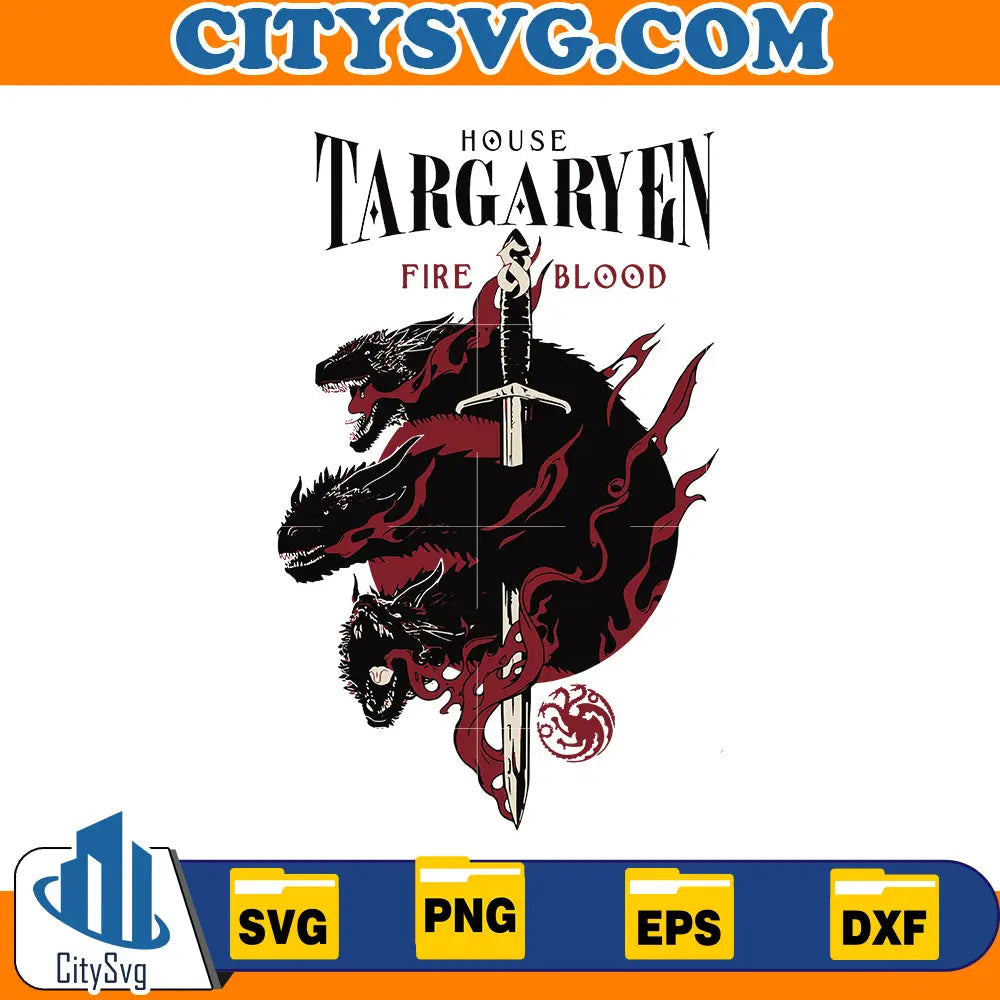 House Targaryen svg CitySvg