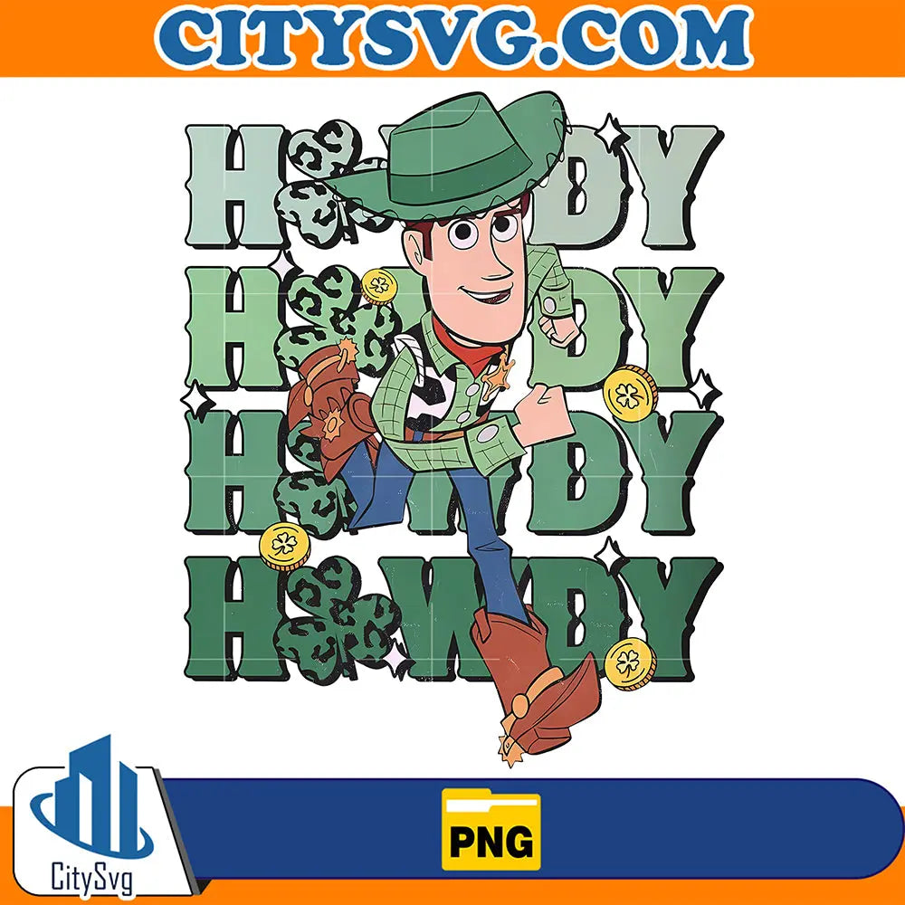 HowdyToyStoryWoodyStPatricksDayPng1