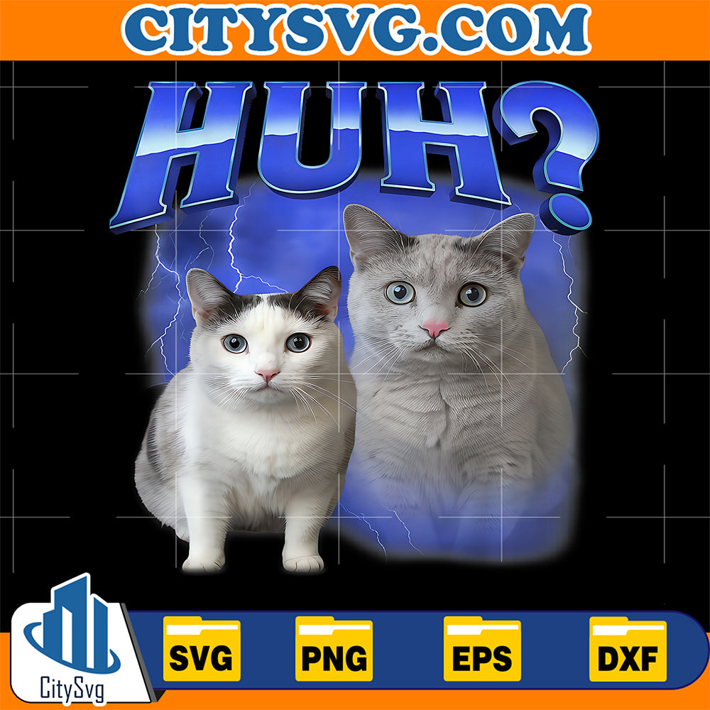 Huh-Cat-Meme-Svg
