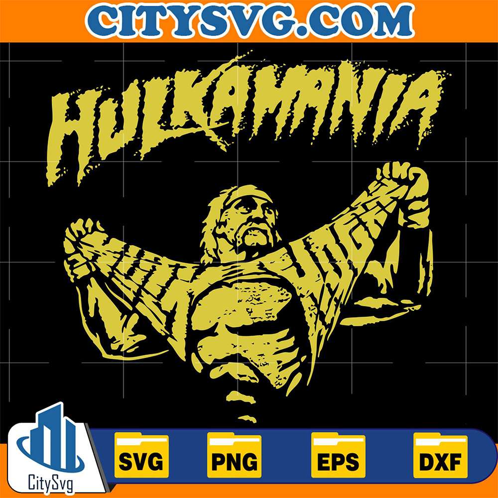 Hulk-Hogan-Hulkamania-Svg