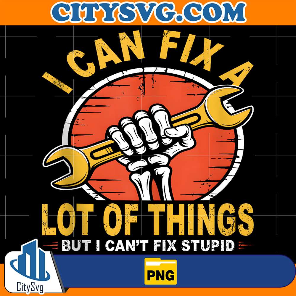 I-Can-Fix-A-Lot-Of-Things-But-I-Can-t-Fix-Stupid-Png
