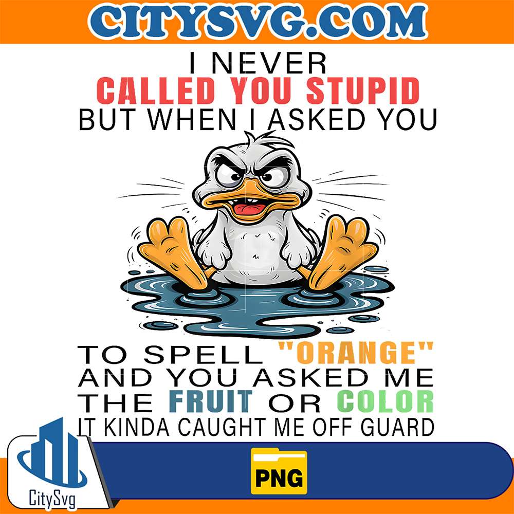 I-Never-Called-You-Stupid-But-When-I-Asked-You-To-Spell-Png