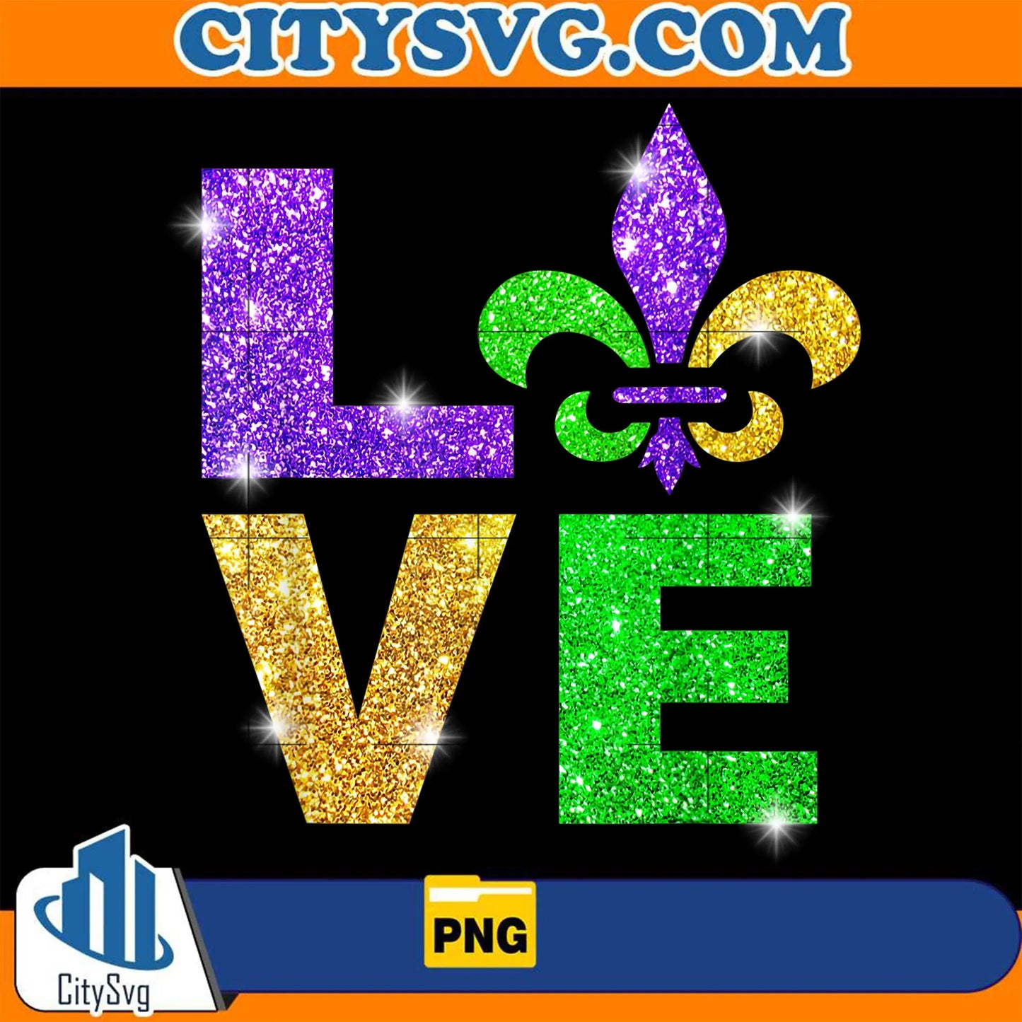 ILoveMardiGrasPng