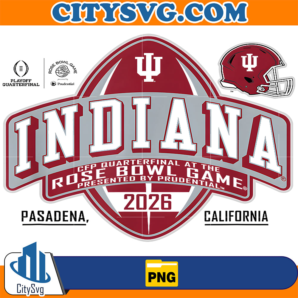 Indiana-Hoosiers-Rose-Bowl-2025-2026-CFP-Quarterfinal-Png