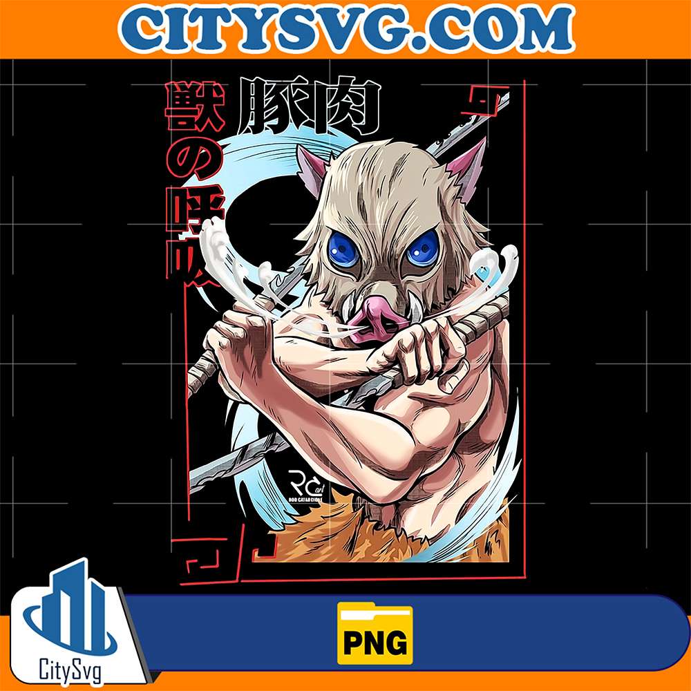 Inosuke Hashibira Demon Slayer Png CitySvg