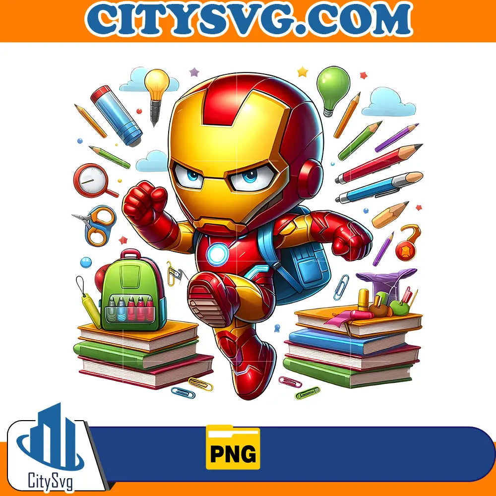 Iron Man School png CitySvg