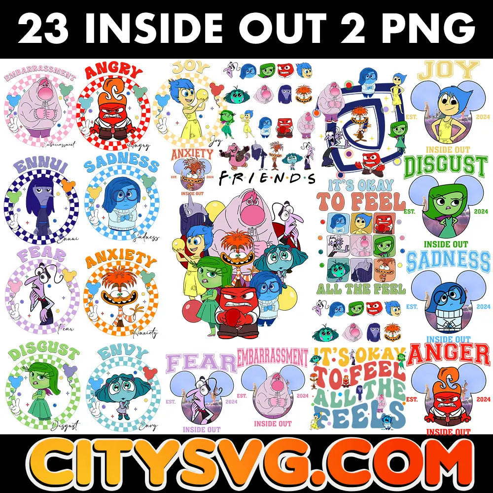 23 It's Okay To Feel All The Feels Png, Digital Download CitySvg