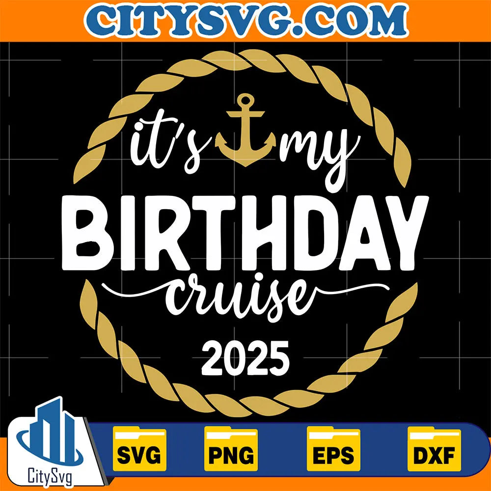ItsMybirthdayCruise2025Svg