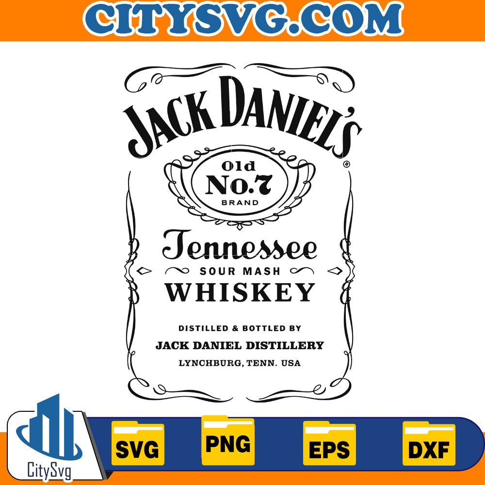 Jack Daniel's Svg CitySvg