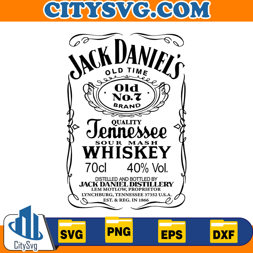 Jack Daniel's Svg CitySvg