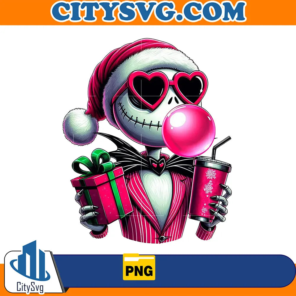JackSkellingtonBlowingBubbleValentinePng_1