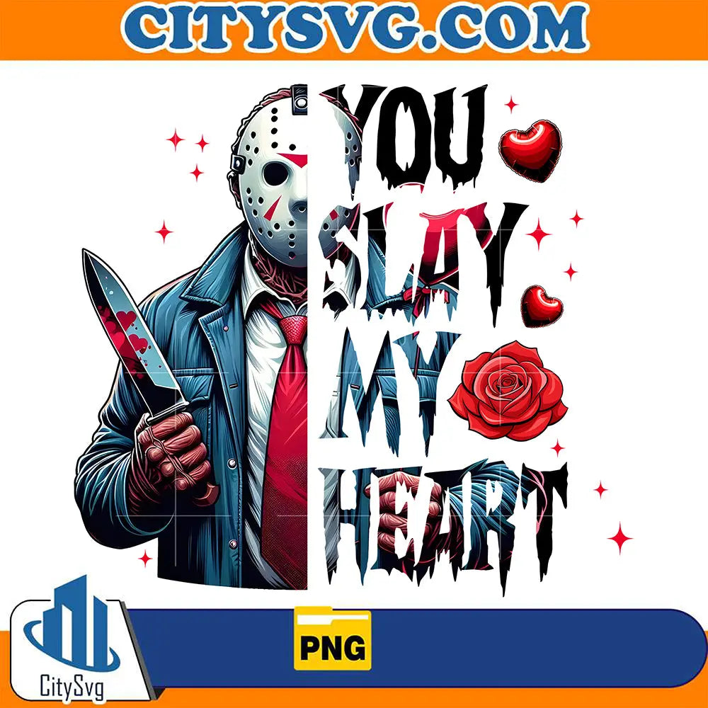 Jason Voorhees Halloween Valentine Png CitySvg