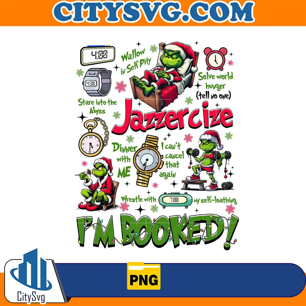 JazzercizeI_mBookedGrinchChristmasPNG