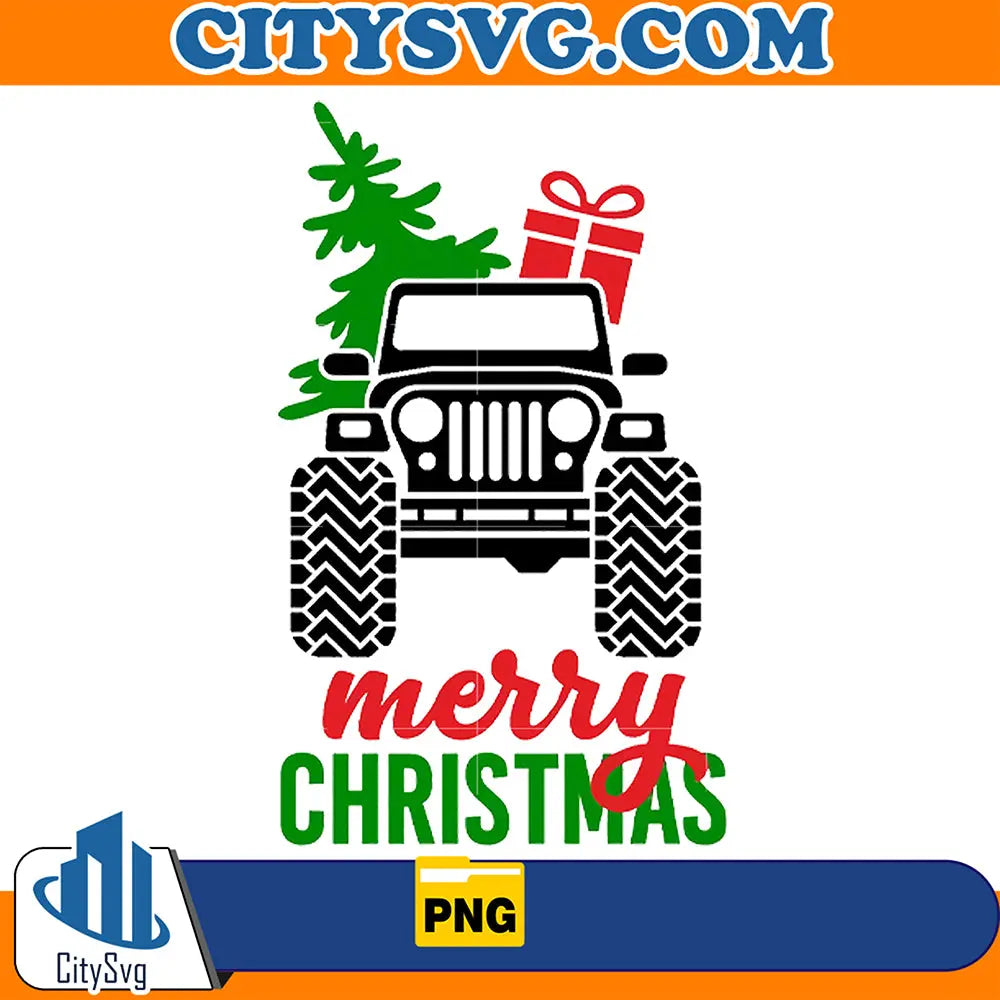 JeepMerryChristmasPng1