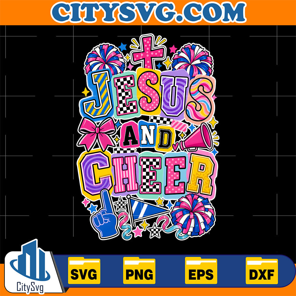 Jesus-And-Cheer-Svg