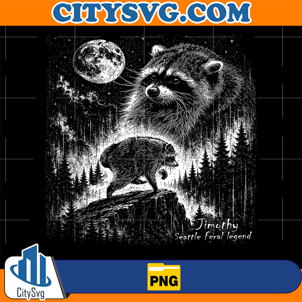 Jimothy-Seattle-Feral-Legend-Raccoon-Png