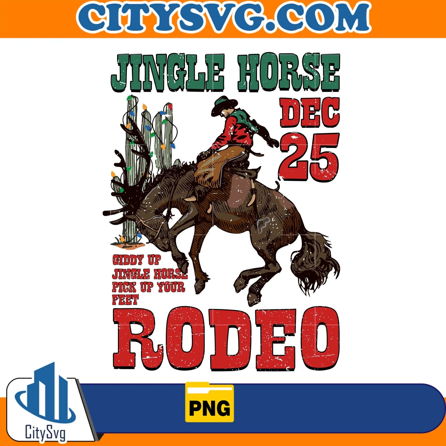 JingleHorseDec25GiddyUpJingleHorsePickUoYourFeetRodeoPngChristmasPng1