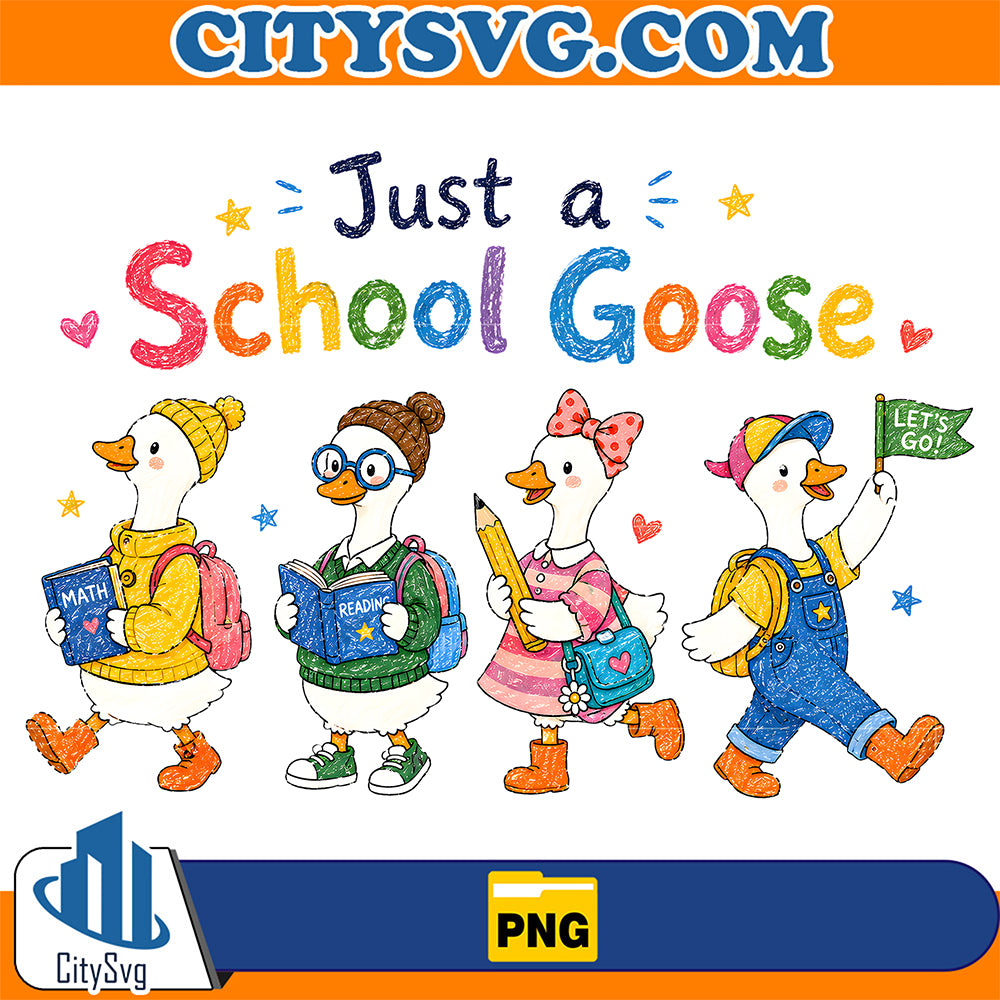 Just-a-School-Goose-Png