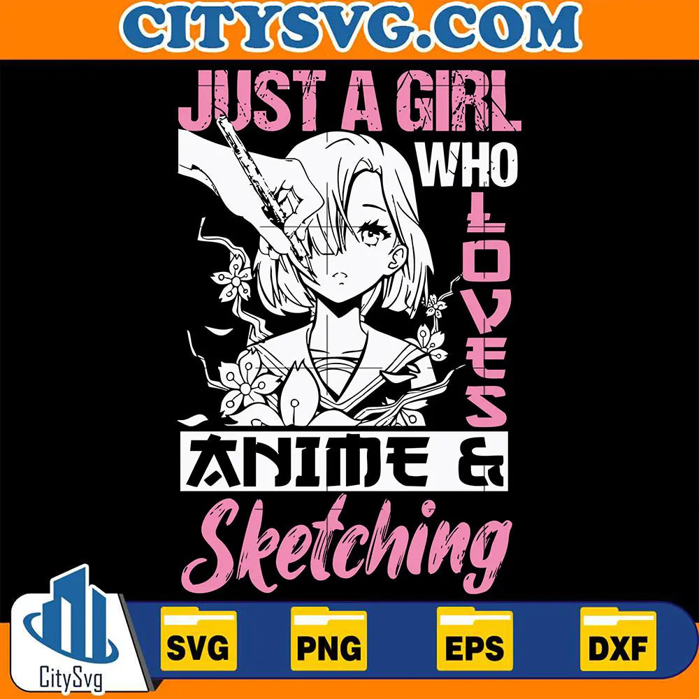 JustAGirlWhoLovesAnime_SketchingSvg